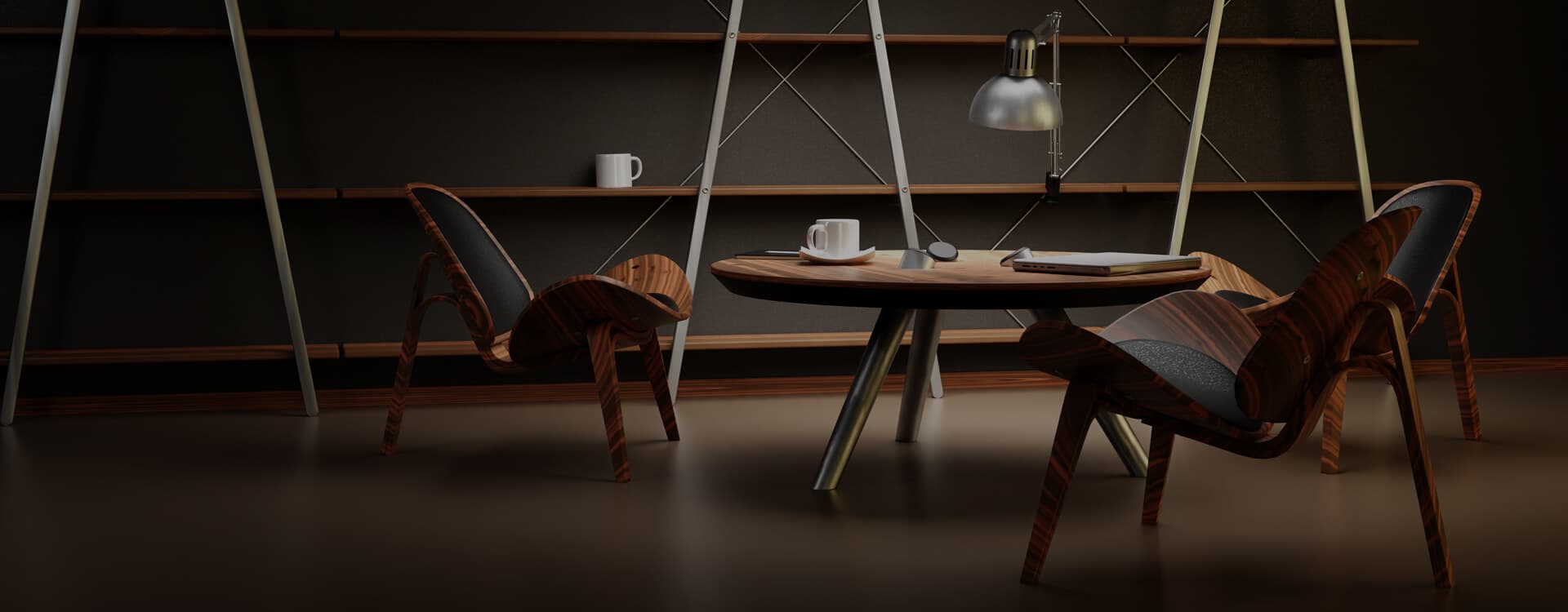 Luvanté living room with luxury furniture - light mode